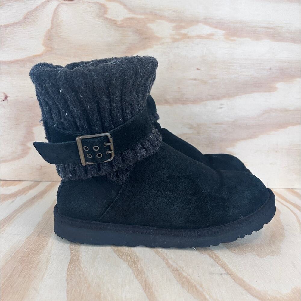 UGG Australia - Cambridge Sheepskin - Boots - Black - Women's - 8 - S/N 1003175